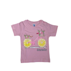 Newborn Pink & Yellow Lemon Bicycle T Shirt - JHK