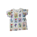 3-6M Cream Jamie Floral Stamp T Shirt - Cotton On