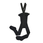 3-6M Grey Knitted Suspender Stockings - Silly Silas