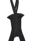 3-6M Grey Knitted Suspender Stockings - Silly Silas