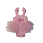 3-6M Pink Tulle Romper Dress - Cuddlesome