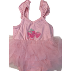 3-6M Pink Tulle Romper Dress - Cuddlesome