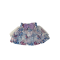 0-3M Purple & Blue Butterfly Tulle Overlap Skirt