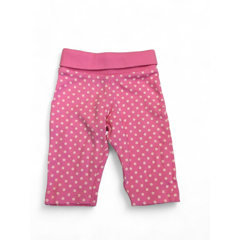 NB Cerise Pink Dotted Leggings - F&F
