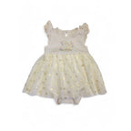 1-3M Cream & Gold Tulle Romper - Woolworths