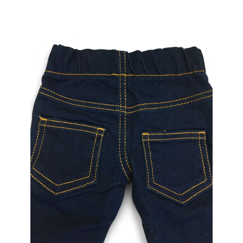 3-6M Dark Blue Denim Jeggings - Ackermans