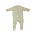 Prem - Yellow & White Snap Cotton Onesie - Woolworths