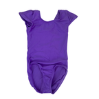 2Y Purple Cap Sleeve Ballet Leotard