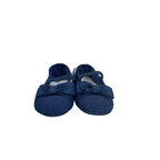 Size 3 - Dark Blue Denim Mary Jane Soft Sole Pumps - Pop Candy