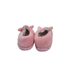 Size 2 - Pink Animal Ear Fleece Slippers - Woolworths