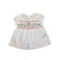 US 9-12M White Floral Baby Doll Top - H&M
