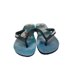 US 3-4Y Blue & Black Reef Heazlewood by Dan Scott Flip Flops - Havaianas