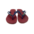 US 11 Red & Navy Blue Flip Flops - Havaianas