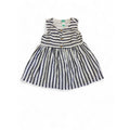 6-12M Navy & White Geometric Dress - Ackermans