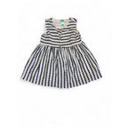 6-12M Navy & White Geometric Dress - Ackermans