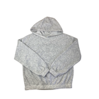 14Y Light Grey Melange Fleece Cuffed Hoodie - (& US)
