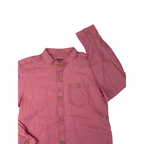 9Y Red Mandarin Collar Button Shirt - (& US)