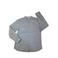 9Y Light Blue Mandarin Collar Button Shirt - (& US)