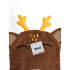One Size - Brown Deer Washcloth Mitt - Cotton On