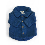 6-12M Petty Blue Sherpa Jacket - Cotton On
