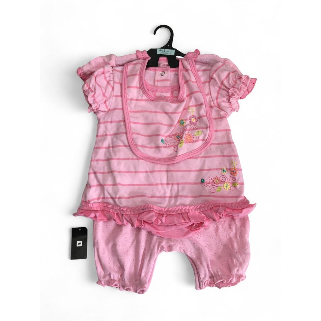 6-12M Pink Set Of Four Summer Set - Woolworths