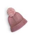 6-12M Pink Ribbed Knit Pompom Beanie - Ackermans