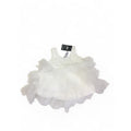 3-6M White Lace & Tulle Dress - Jet