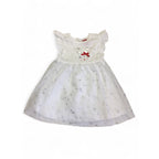 3-6M White Tulle Reindeer Christmas Dress - Tiny Tots