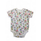 0-3M White & Neon Colourful Fern Bodysuit - Clicks