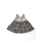 0-3M Floral Cotton Blend Dress - Butter