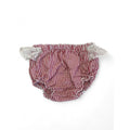 18-24M Red & White Stripe Lace Detail Bloomer - Clicks