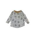 3-6M Grey Crocodile Long Sleeve T-shirt - Woolworths