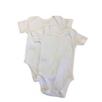 1-3M White Set Of Two Bodysuits - Woolworths