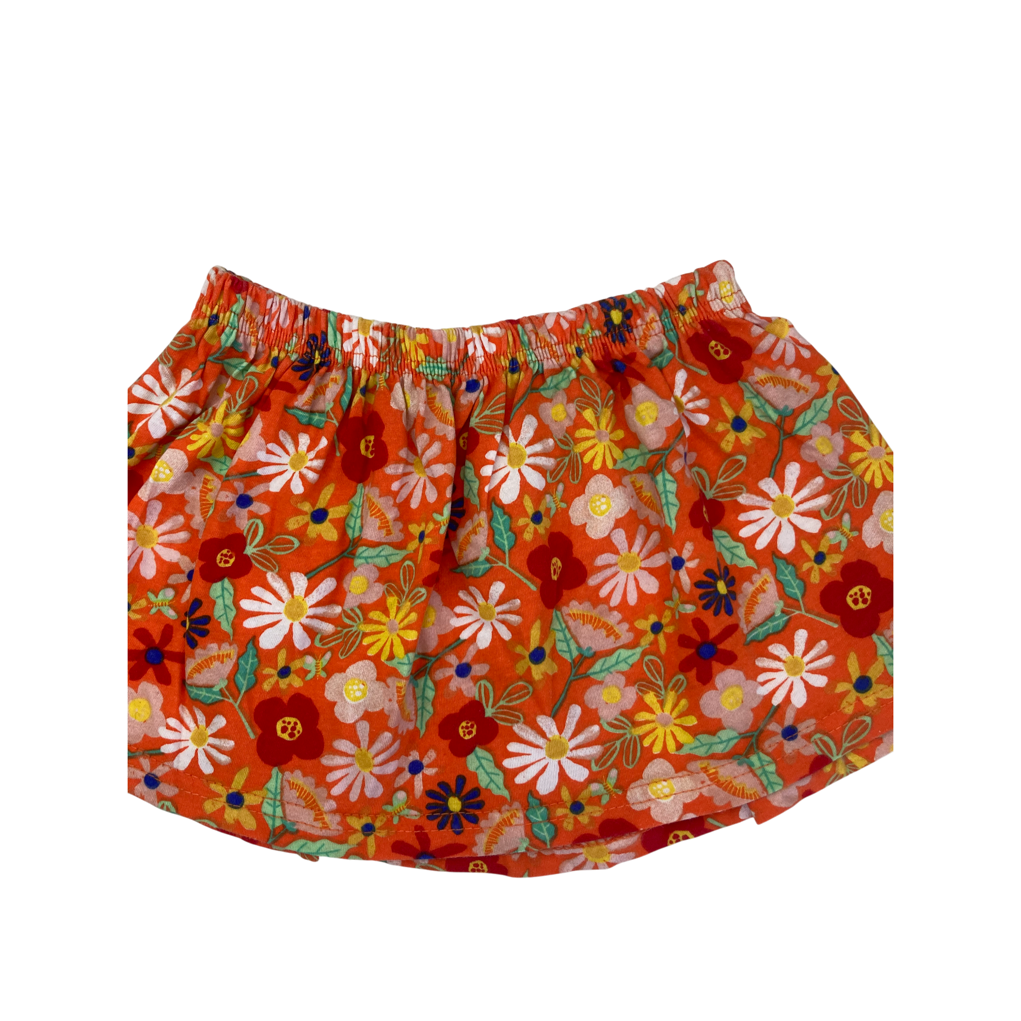 6-12M Orange Floral Skirt - Mr Price