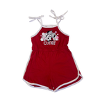 6-12M Red Strappy Minnie Playsuit - Disney