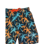 4Y Black, Orange & Blue Palm Tree Boardshorts - Banana Box