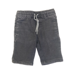 4-5Y Black Denim Drawstring Shorts - Waga Dude