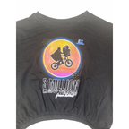 UK 10-12Y Black Cuffed Cropped E.T. T Shirt - H&M