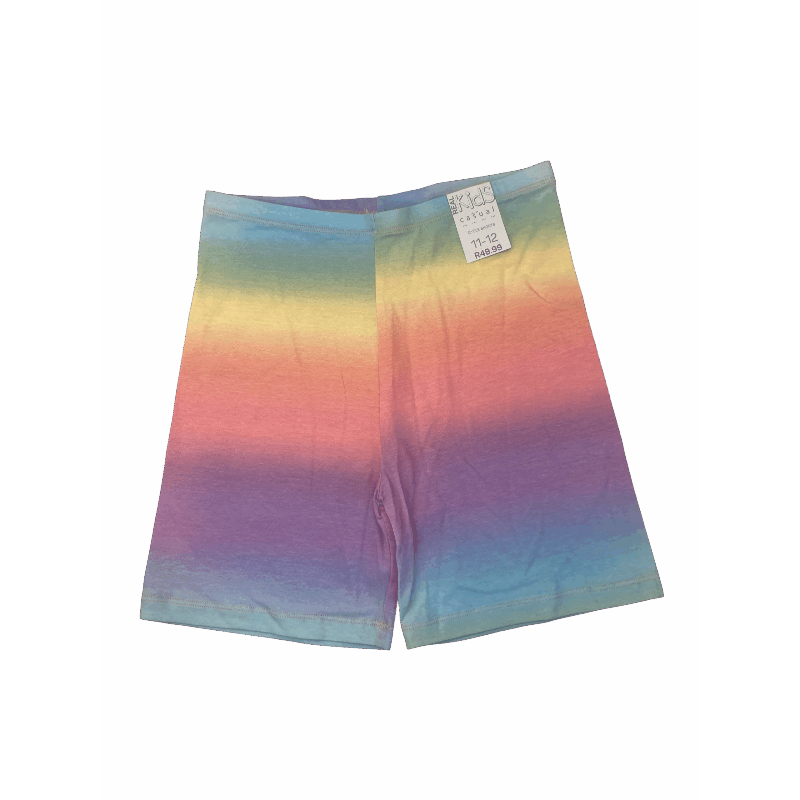 11-12Y Pastel Tie Dye Bicycle Shorts - Real