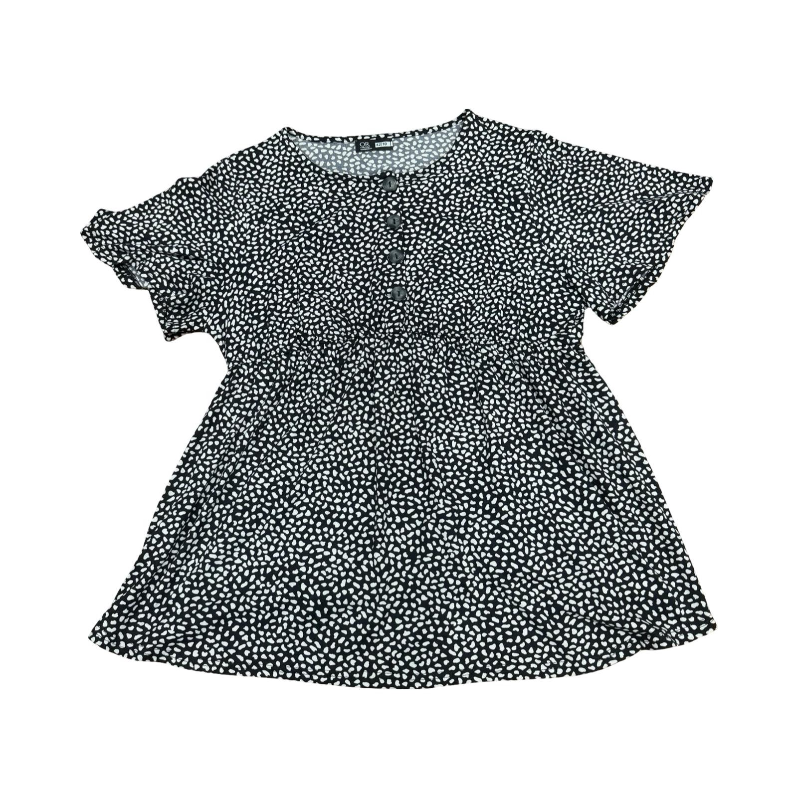 Size 42 Black & White Spot Maternity Top - OR Maternity