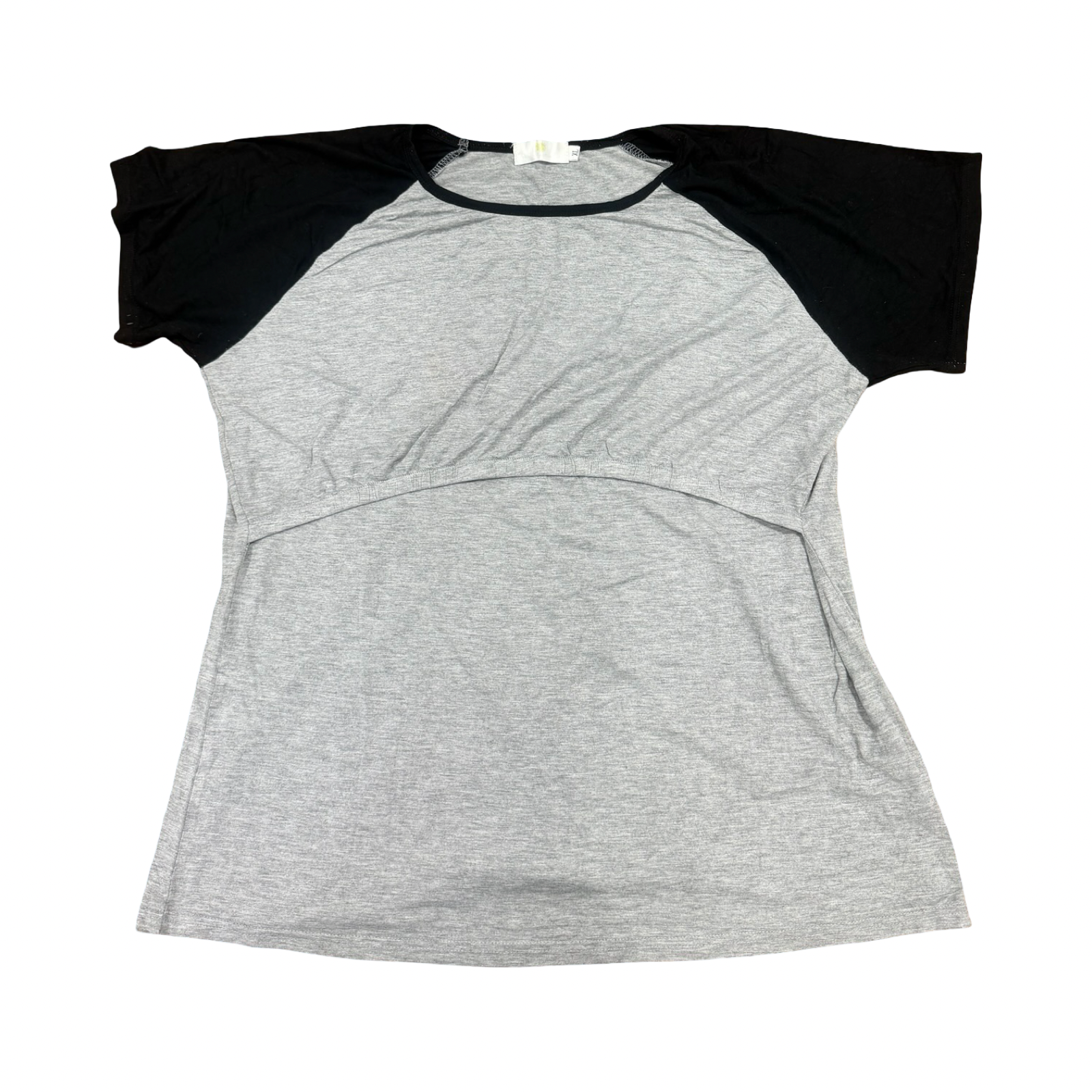 XL Black & Grey Nursing Top - Try Reflections