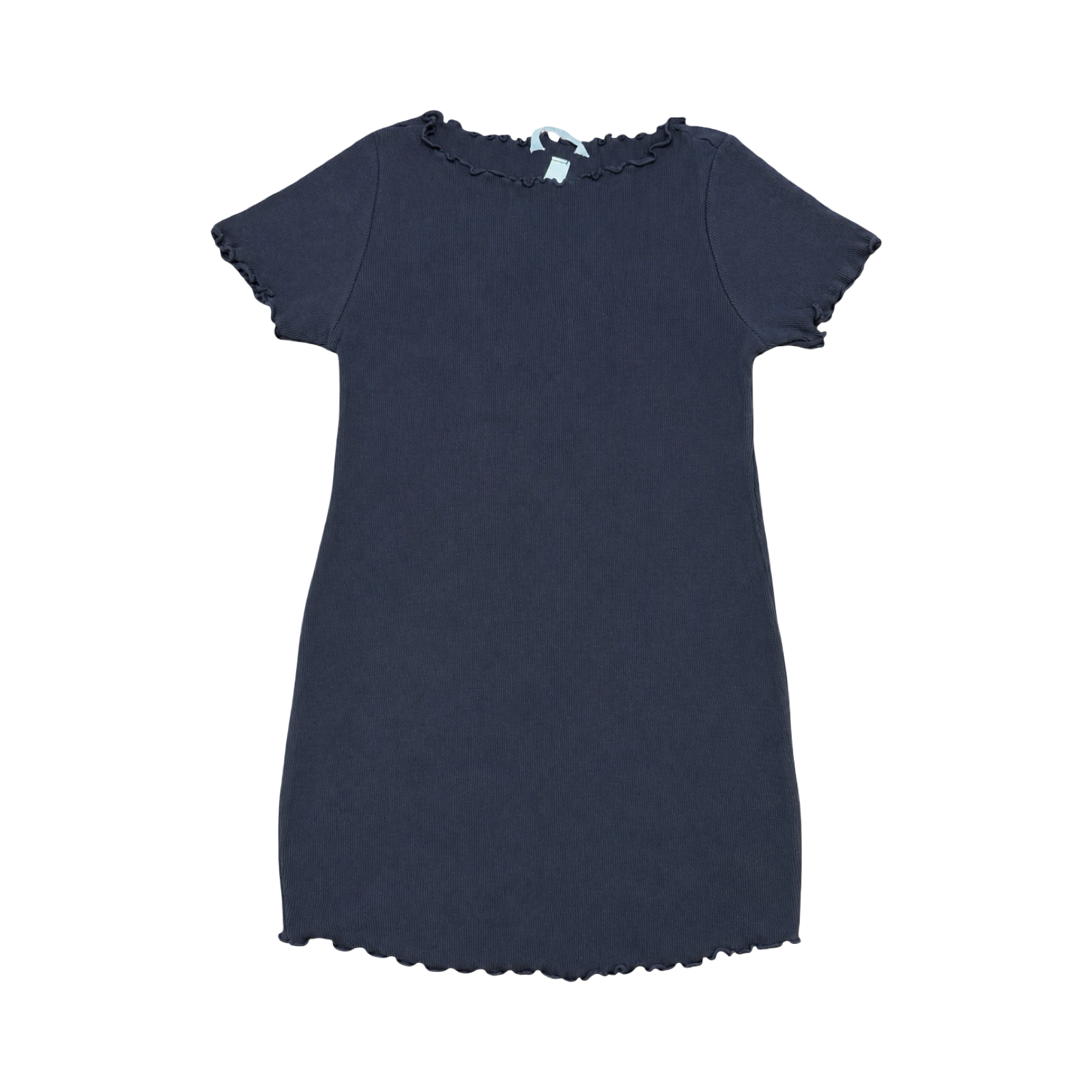 Small Black Ribbed Top - H & M