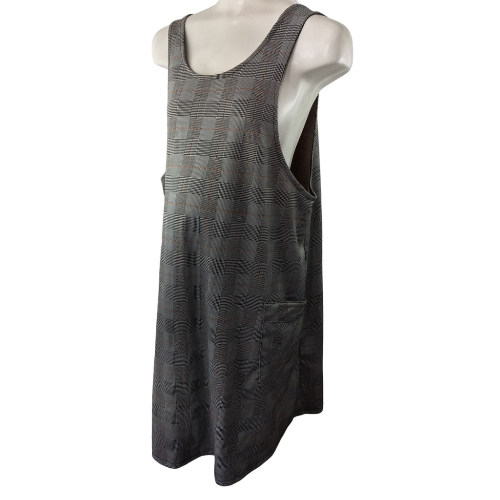 Size 40 - Grey Tweed Pinafore Maternity Dress - Oakridge Maternity