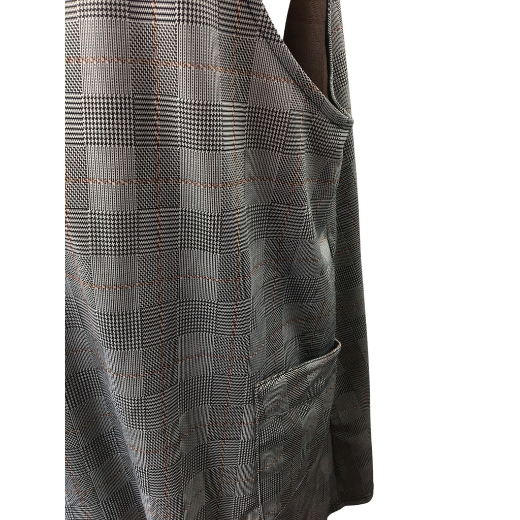 Size 40 - Grey Tweed Pinafore Maternity Dress - Oakridge Maternity