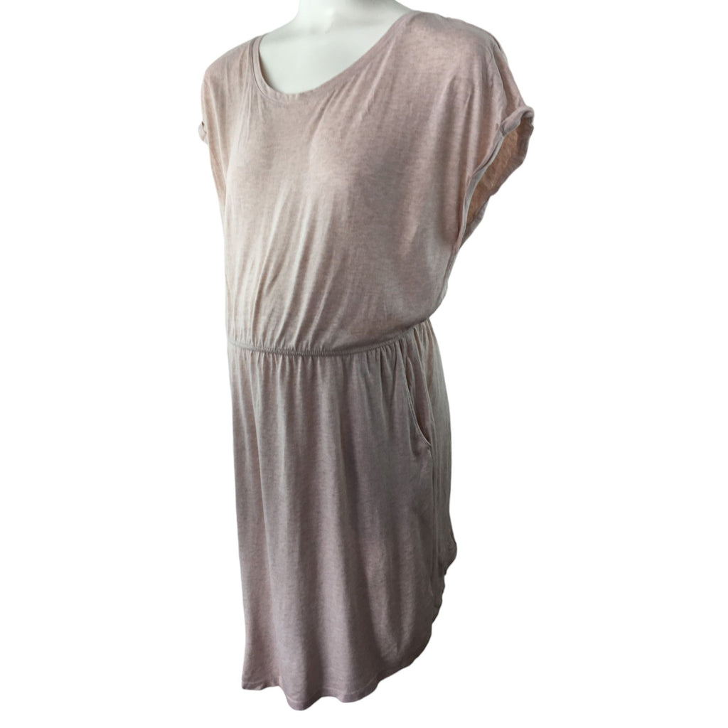EUR Large - Light Pink Melange Maternity Dress - H&M Mama