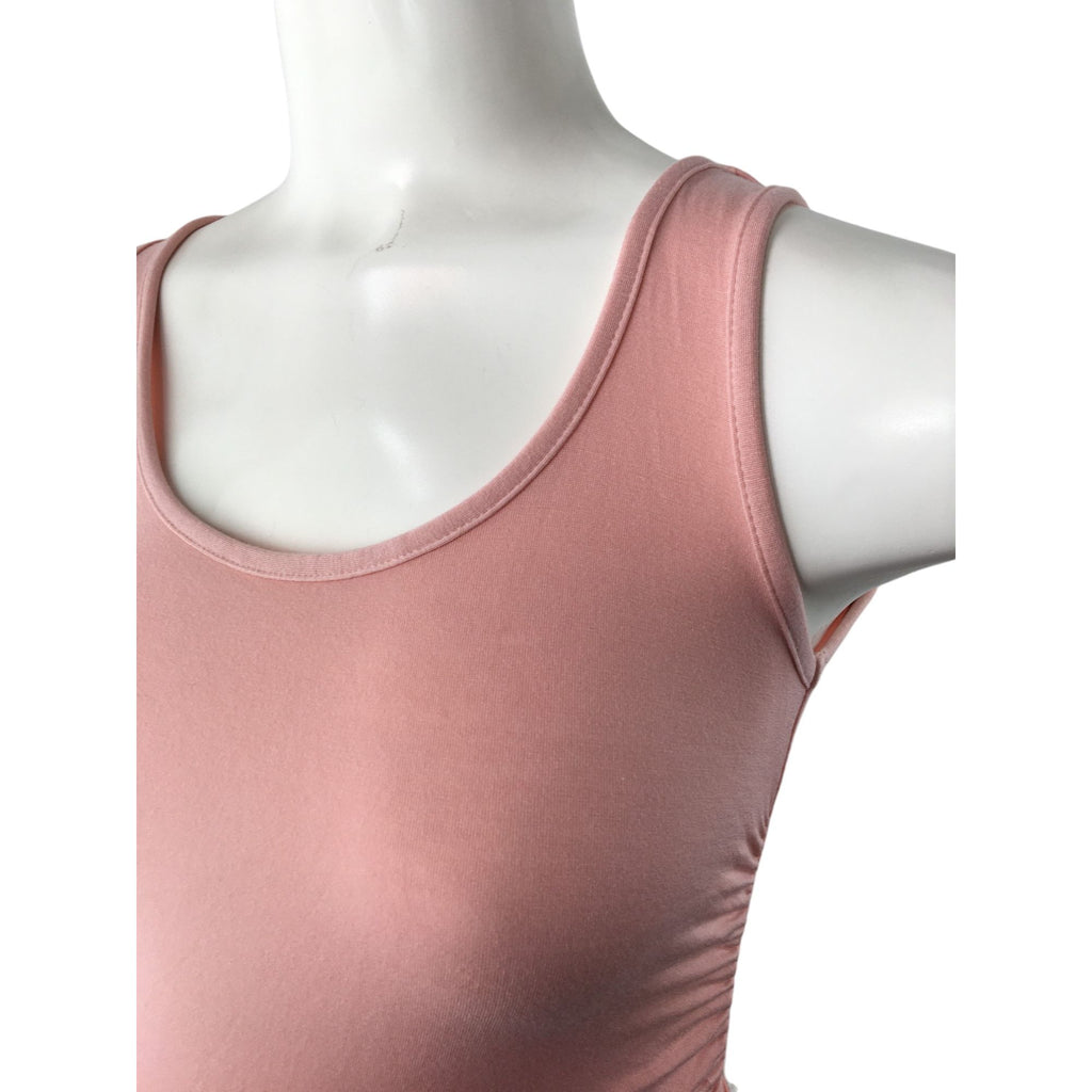 Size Small - Pink Maternity Tank Top - Cherry Melon