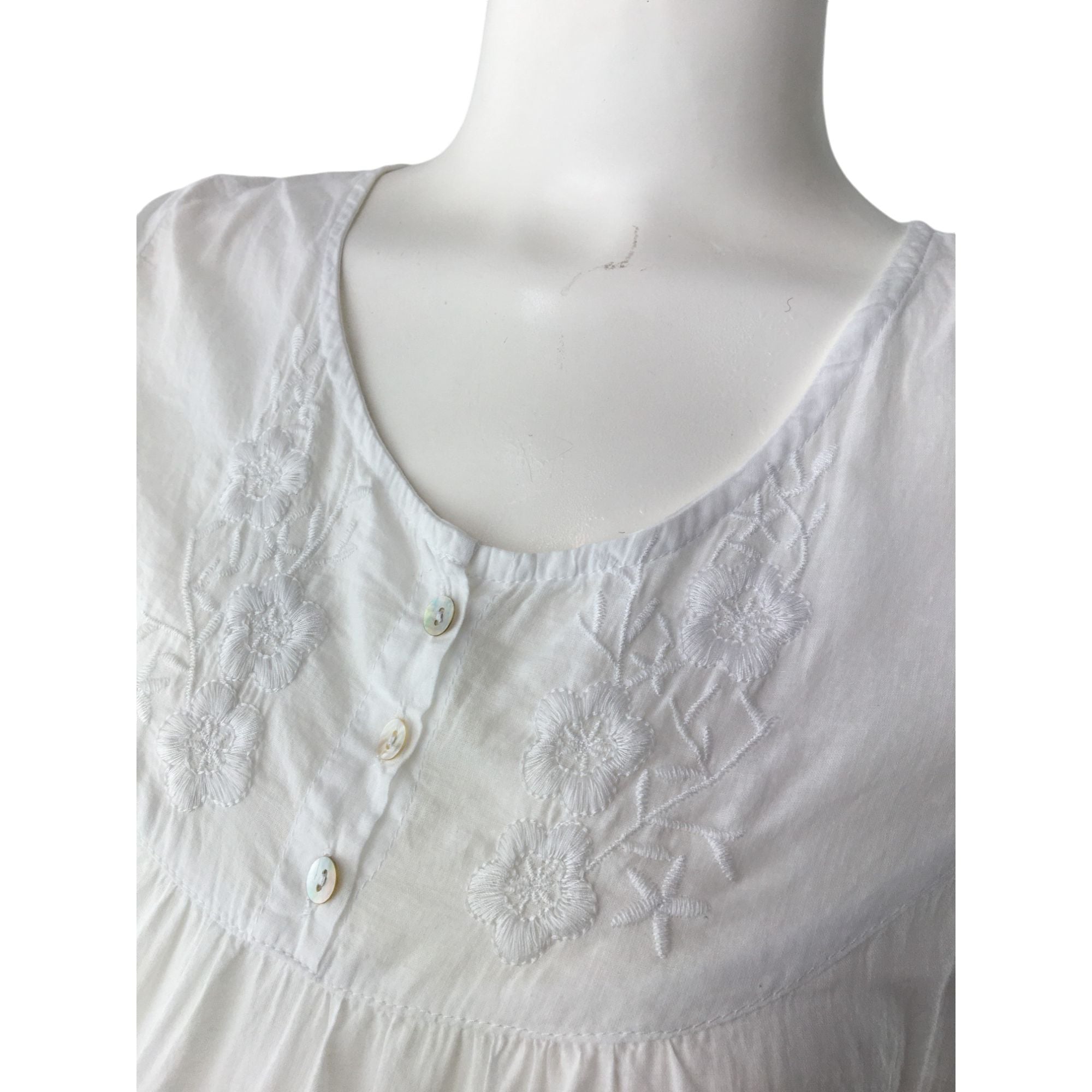 Size 34 - White Cotton Maternity Blouse - Mr Price