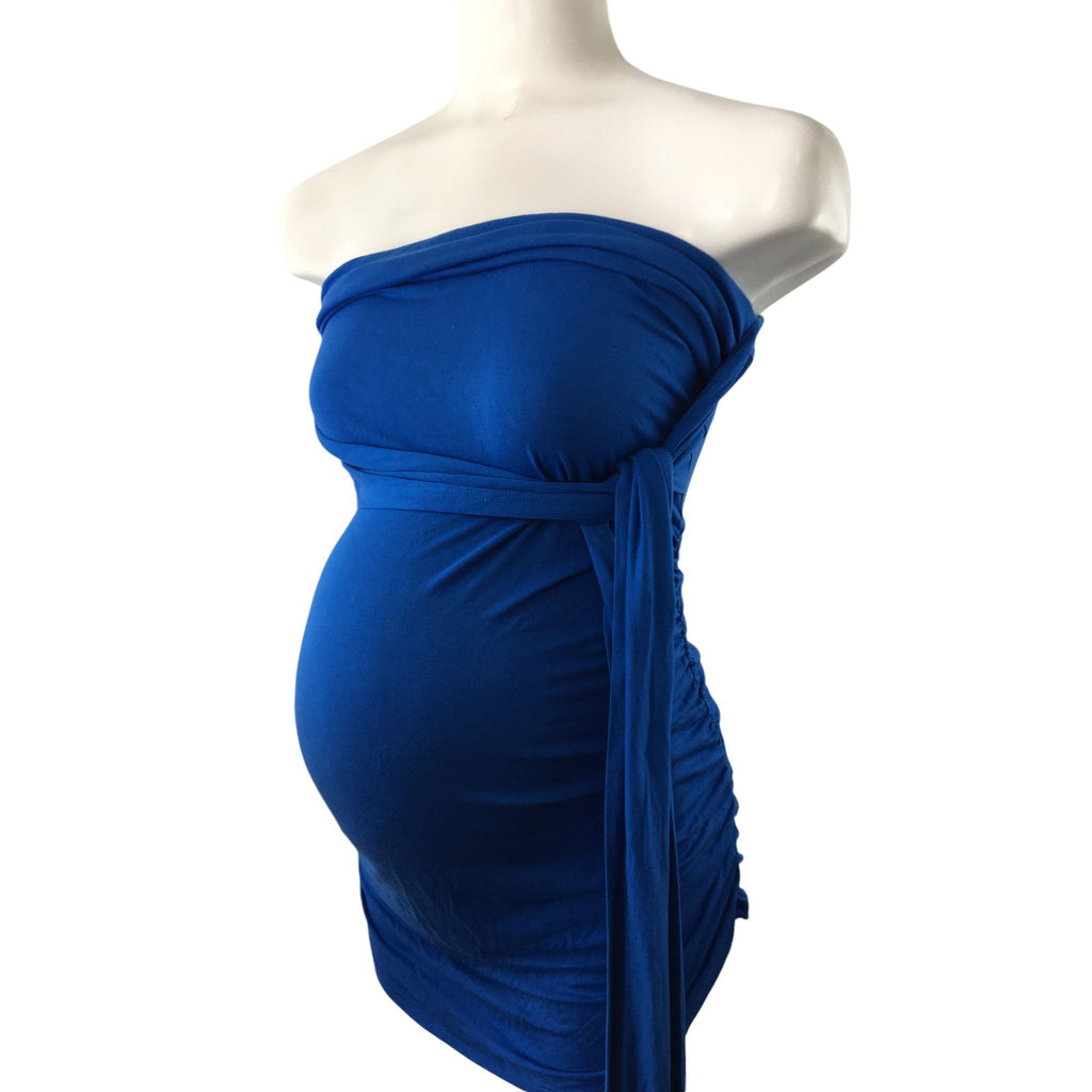 Size 3 - Cobalt Blue Maternity Multi Way Top - Isabella Oliver