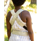 Newborn - Beige Hemp Bunny Print Baby Carrier - African Baby Carrier
