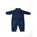 3-6M Dark Blue Denim Boiler Suit - Re: Babes